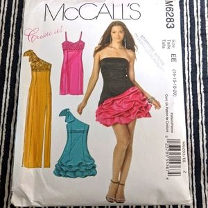 McCall's M6283 size EE (14-16-18-20) dress pattern ONLY